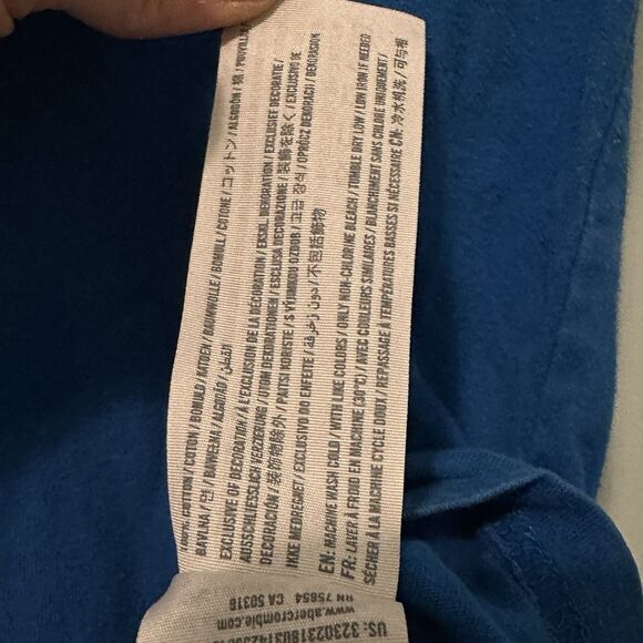 VTG Y2K Hollister Rare American Flag Patch Sleeve Men T-shirt M Blue Logo Bird - Picture 9 of 9